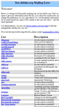 Mobile Screenshot of lists.ibiblio.org